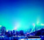 夜色下的城市风光