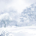 高清雪景背景