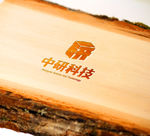 木质logo效果