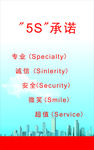 5S承诺