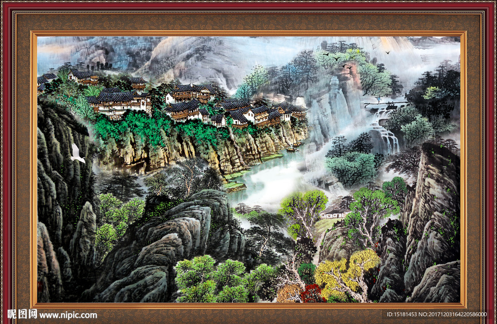 山水国画