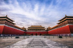 故宫大图建筑物背景