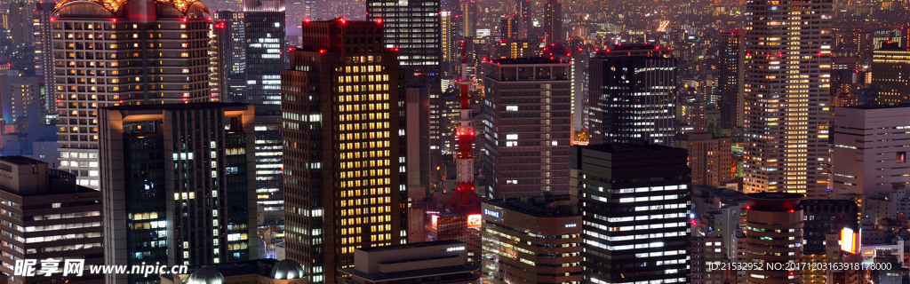 淘宝城市夜景全屏海报背景图片