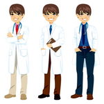 眼科  医生 视力表 矢量