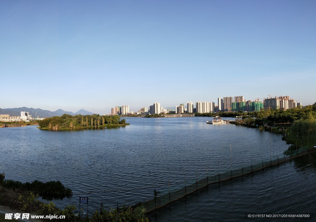 飞来湖风景