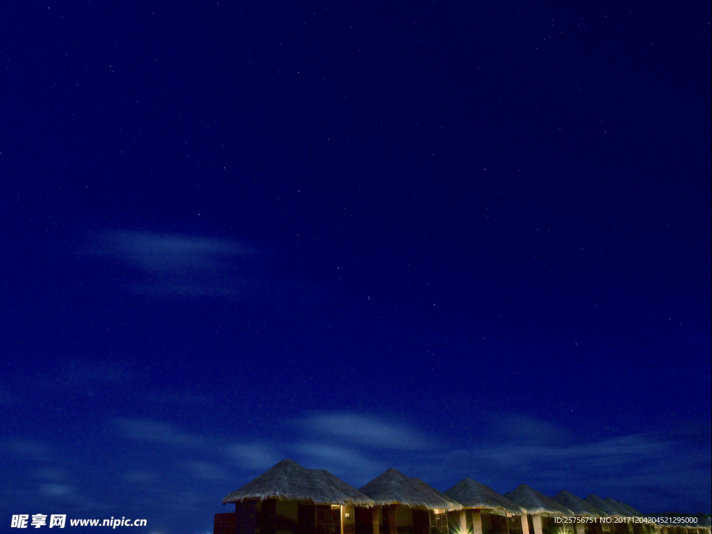 马尔代夫夜景