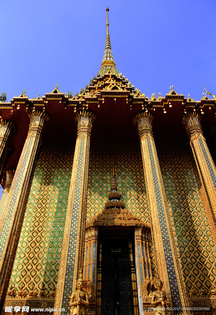 建筑摄影素材  金色建筑图片