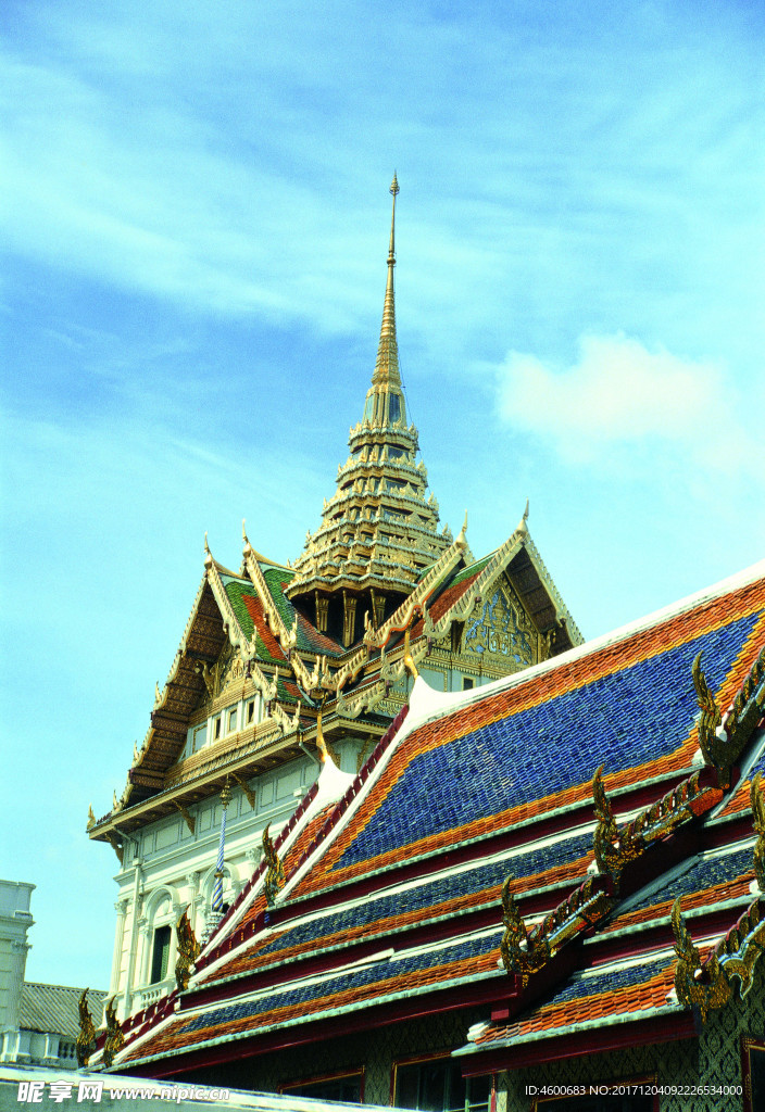 建筑摄影素材  金色建筑图片