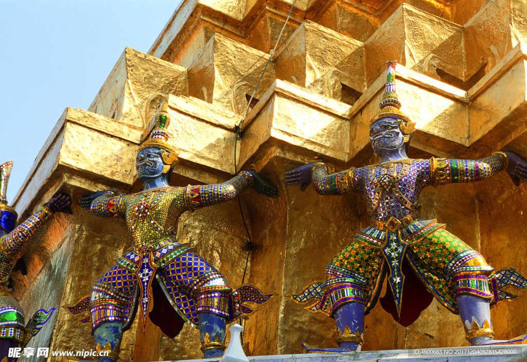 建筑摄影素材  金色建筑图片
