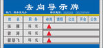 去向牌