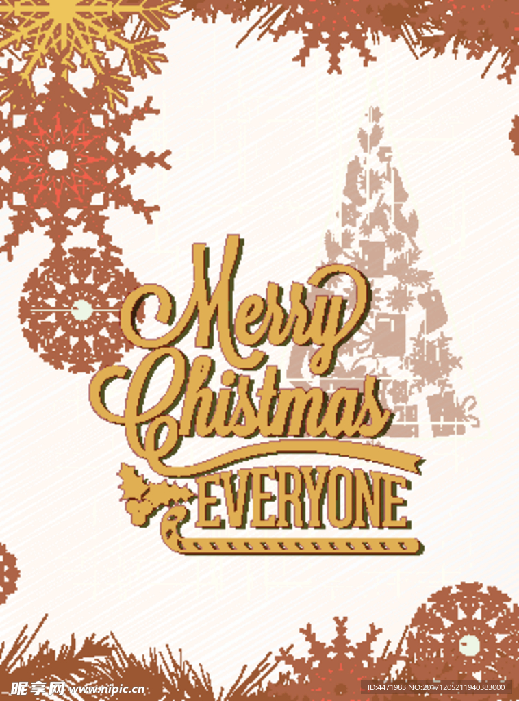 复古 圣诞节 海报  怀旧 矢