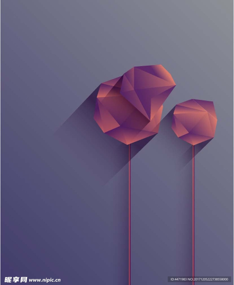 渐变色 立体 背景 海报 矢量