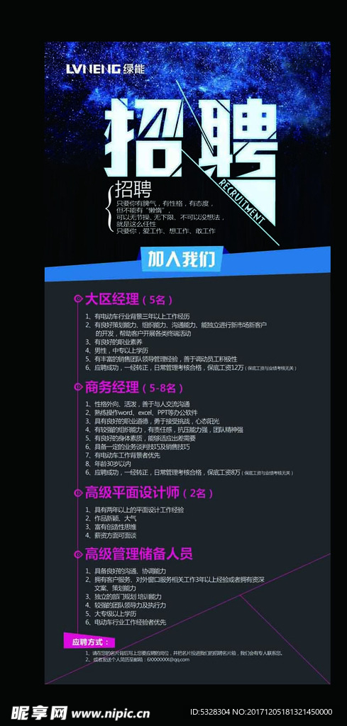 招聘展架