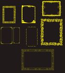 金色边框