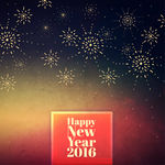 手绘新年烟花