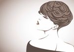 美发造型插画