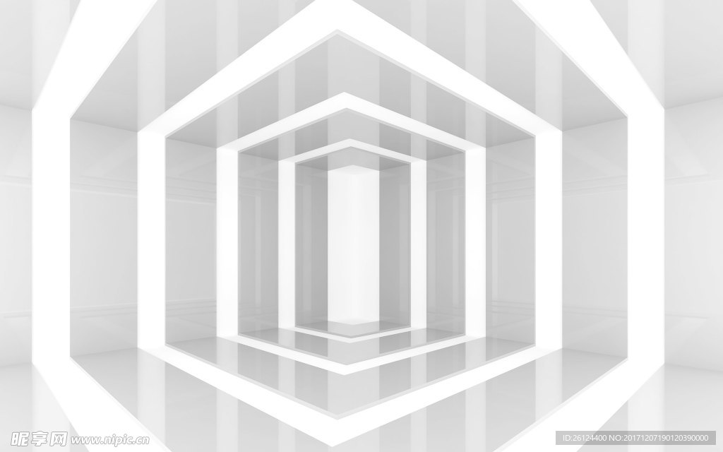 科技 几何 立体 粒子 光影