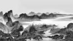 杨泳梁手绘画  中国风水墨画