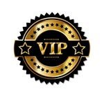花形金色vip卡矢量素材