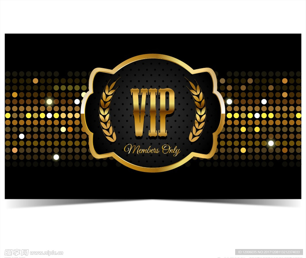 精美VIP金卡模板矢量素材