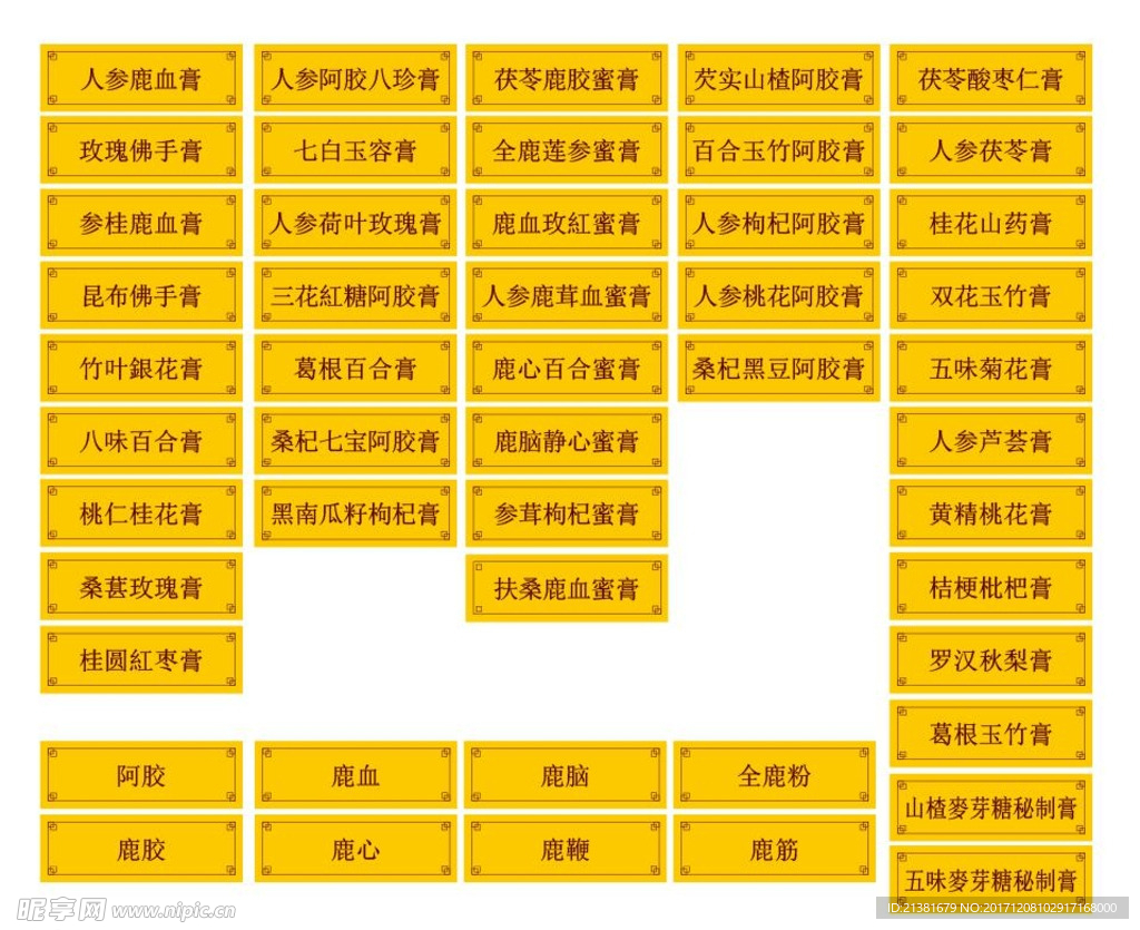 药柜标签