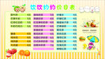 饮料价目表