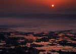 梯田背景