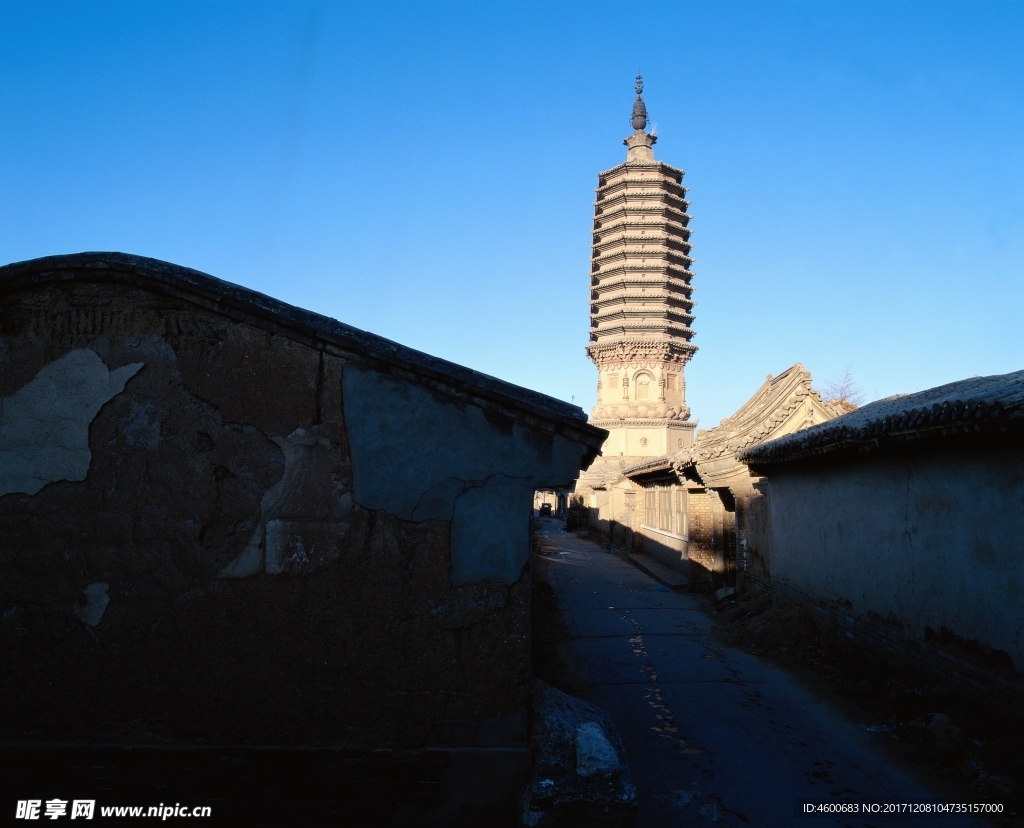 建筑摄影图片  古代建筑素材