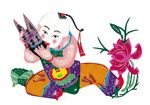 剪纸娃娃