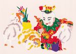 剪纸娃娃
