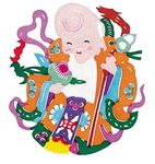 剪纸寿星