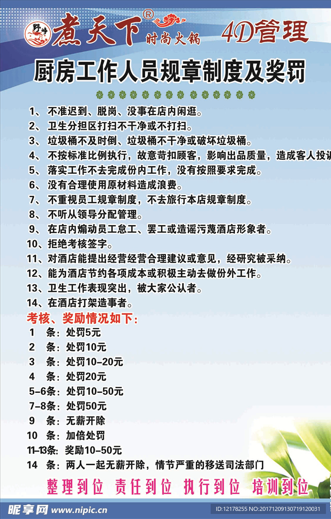 厨房管理制度