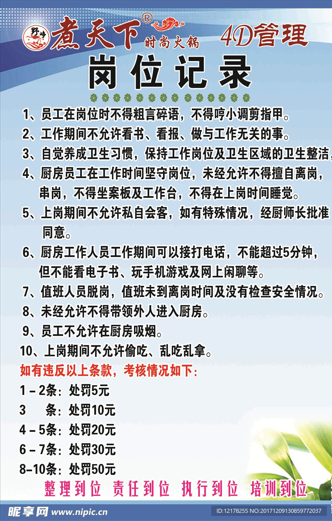 厨房管理制度