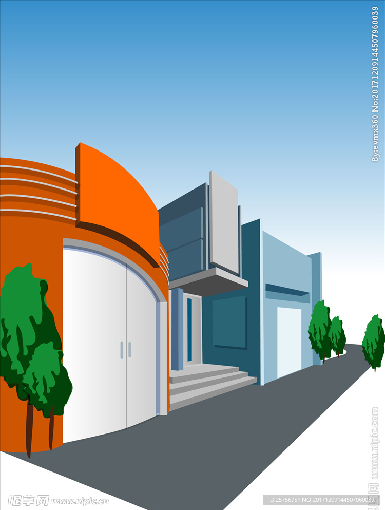 建筑展区
