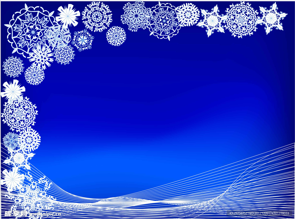 圣诞节雪花背景