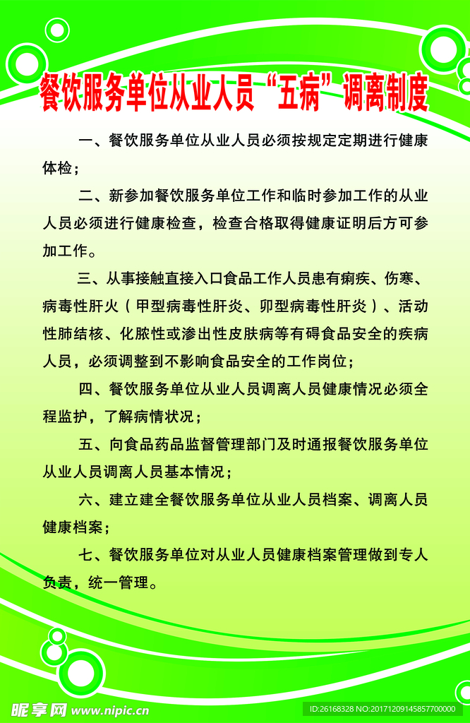 餐饮服务制度