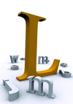 立体字母