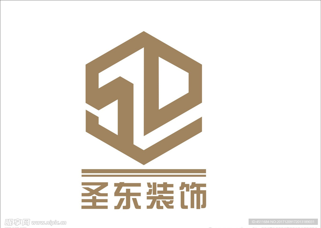 圣东装饰logo