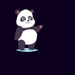 矢量卡通冬天动物图片