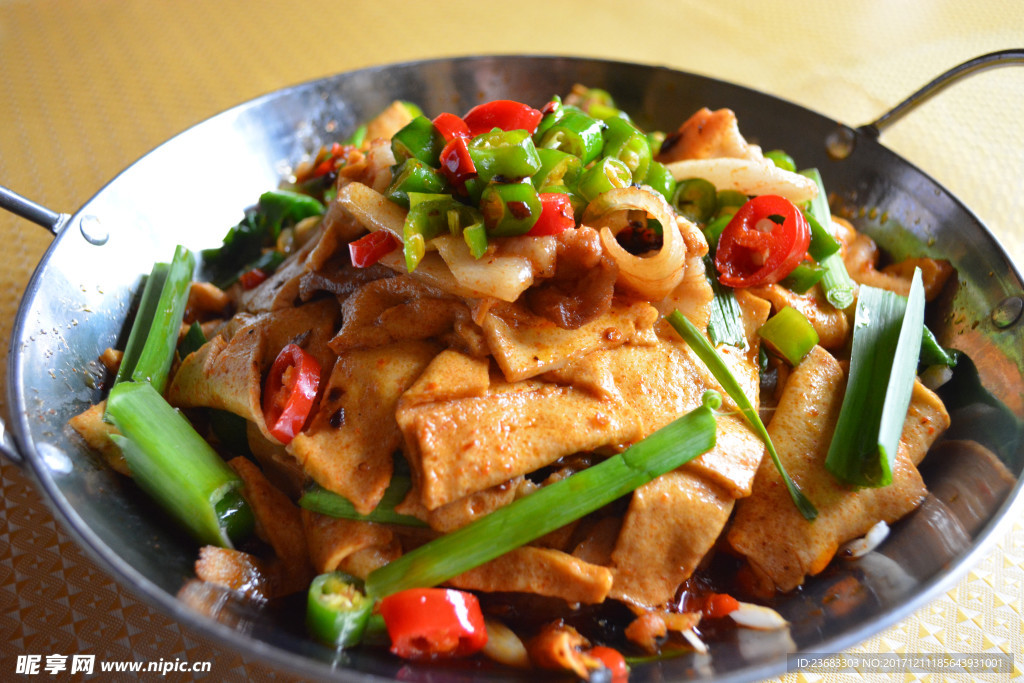 干锅千叶豆腐美食图片