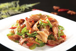 农家炒肉饭美食图片