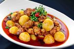 土豆烧鸡美食图片