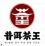 普洱茶王标志LOGO