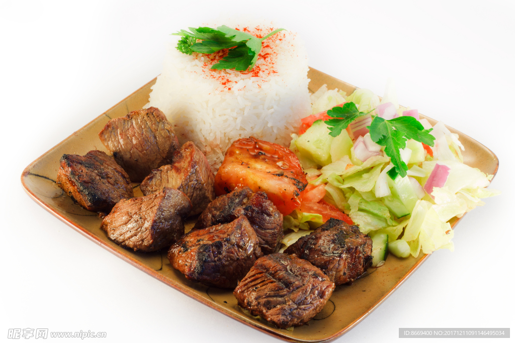 蔬菜肉串米