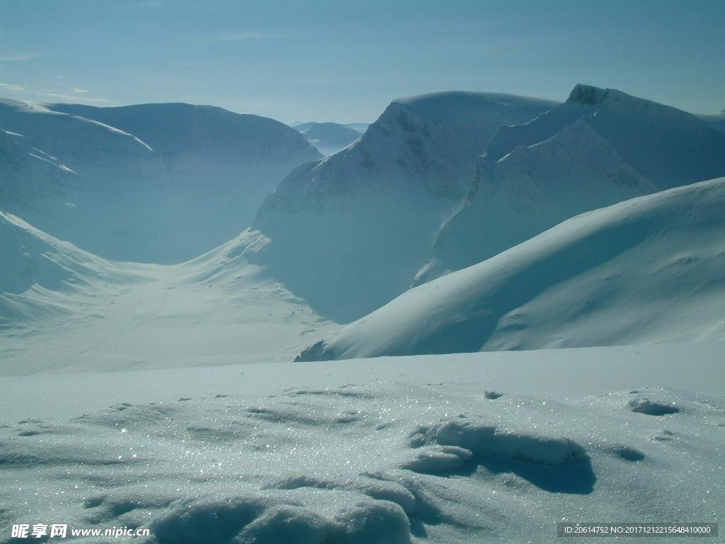 雪山美景