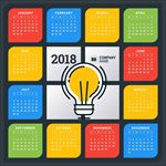 2018年历设计