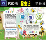 昆虫记小报PSD版