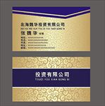 投资公司名片