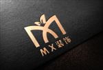 MX字母logo设计