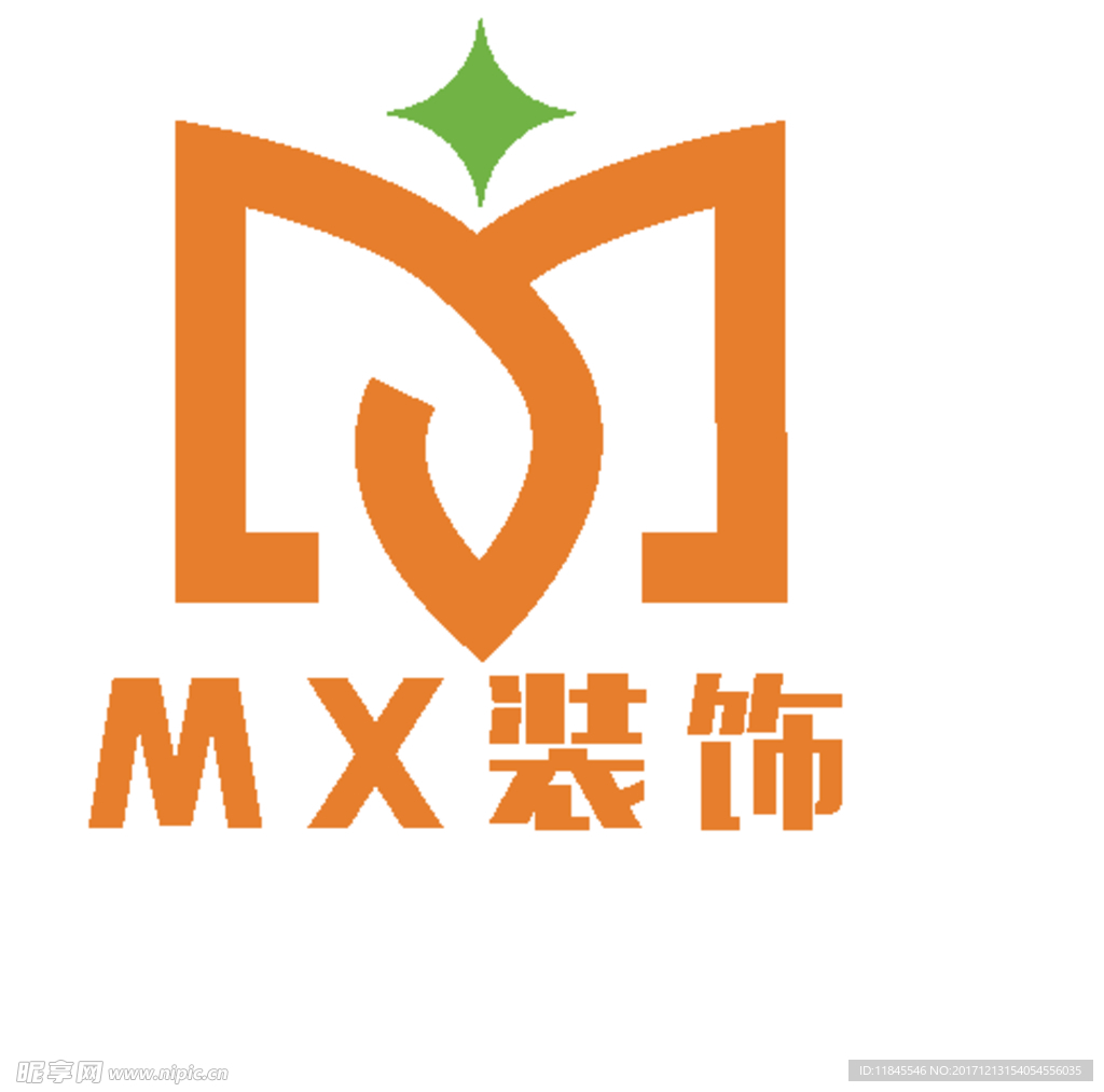 MX 字母logo